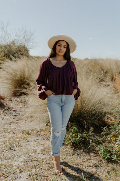 Genevieve Pleated Blouse