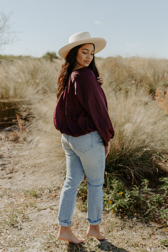 Genevieve Pleated Blouse