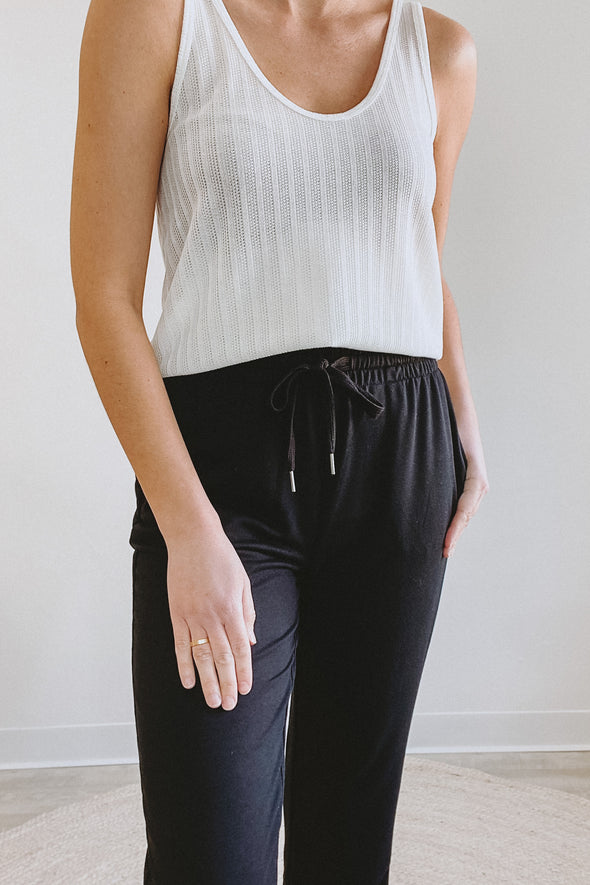 Gentle Fawn Caitlin Black Jogger Pants