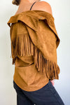 ASTR the Label Etta Fringe Suede Jacket