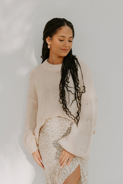 Phaedra Cream Sweater