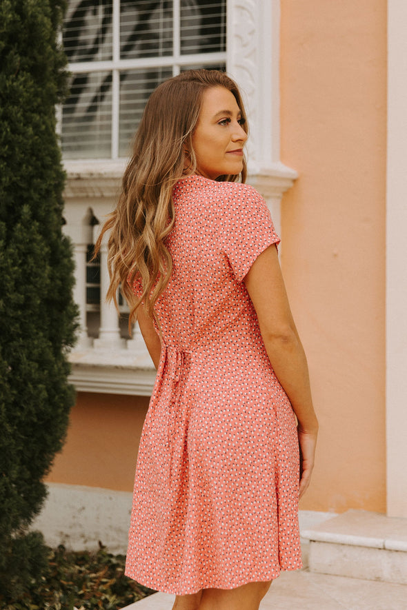 Milla Tulip Coral Swing Dress