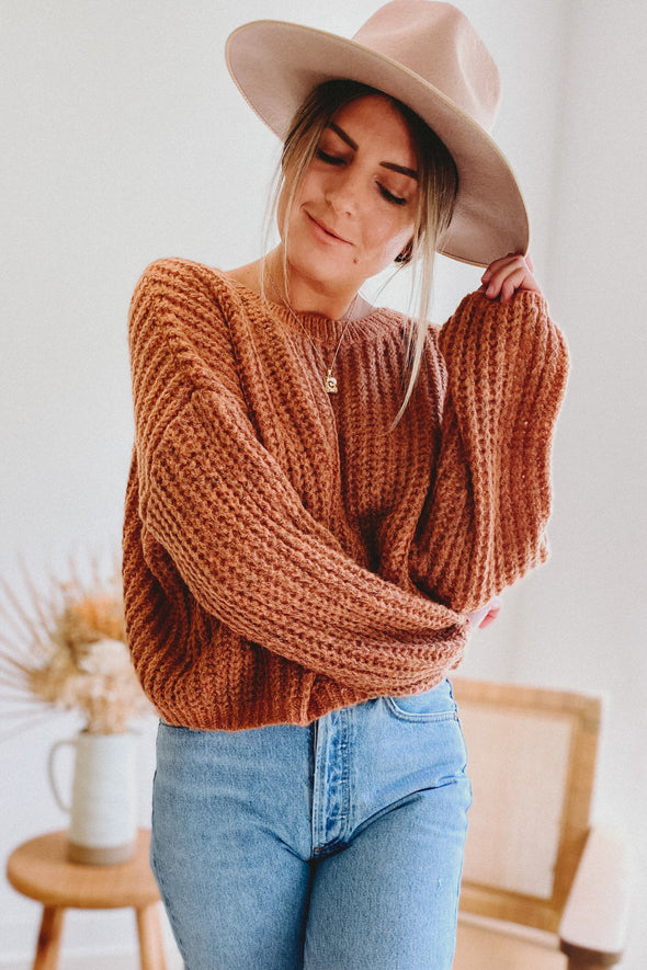 Harvest Golden Knit Sweater