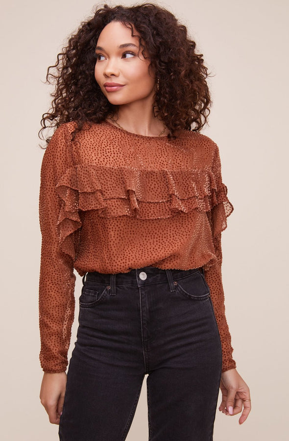 Lucille Ruffled Bodysuit