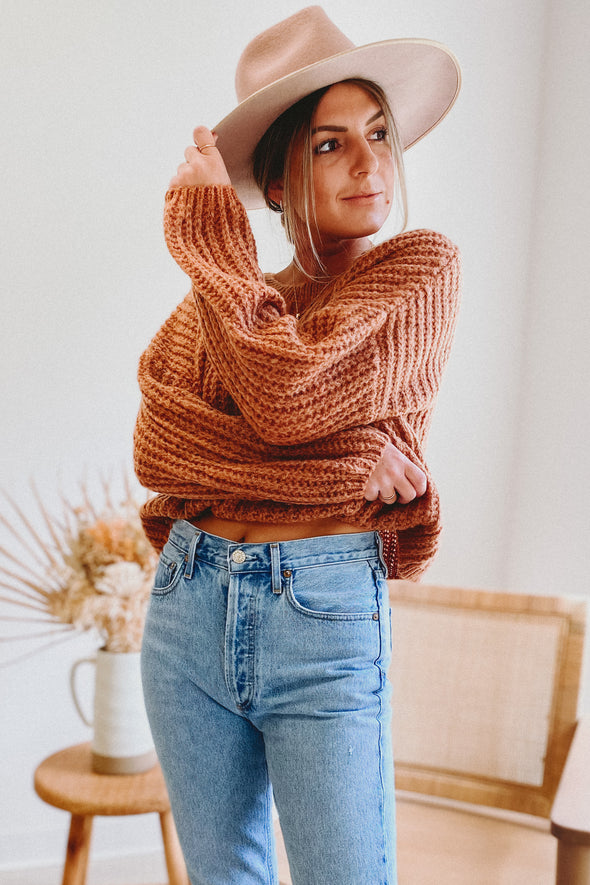 Harvest Golden Knit Sweater