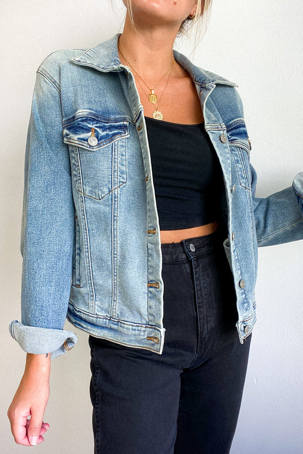 Ex Boyfriend Relaxed Denim Jacket