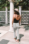 Knox Mid Rise Stripe Pants