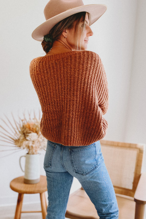 Harvest Golden Knit Sweater