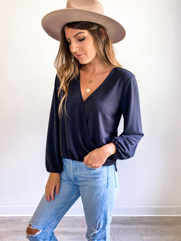 Gentle Fawn Leah Jersey Surplice Top