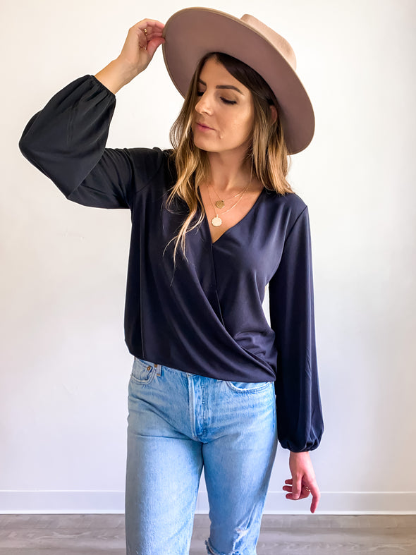 Gentle Fawn Leah Jersey Surplice Top