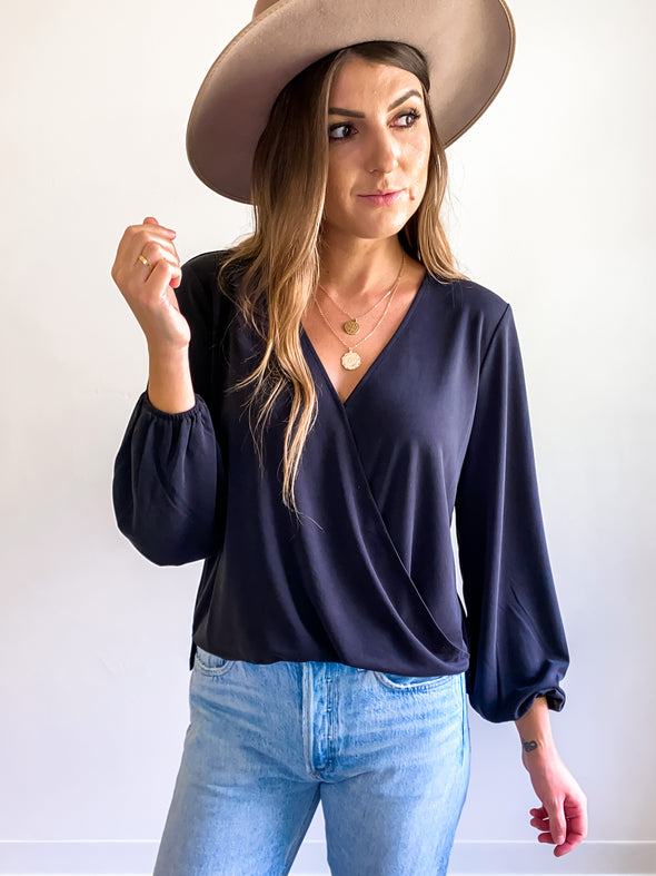 Gentle Fawn Leah Jersey Surplice Top