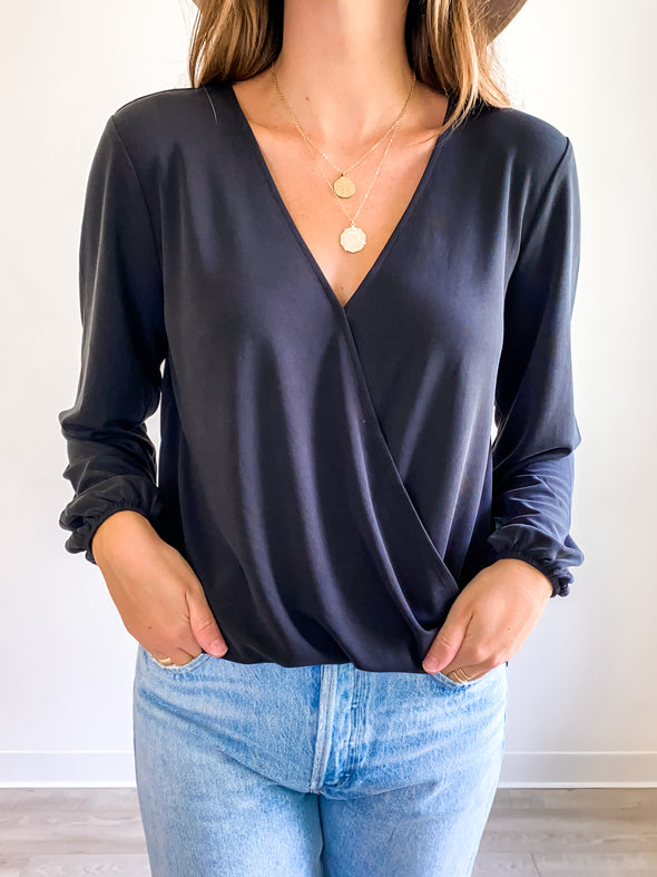 Gentle Fawn Leah Jersey Surplice Top