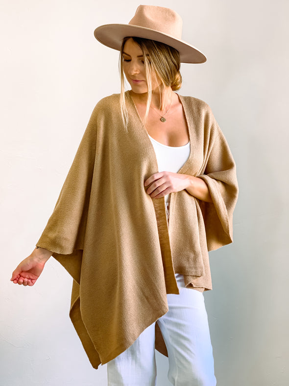 Twig Poncho Cardigan