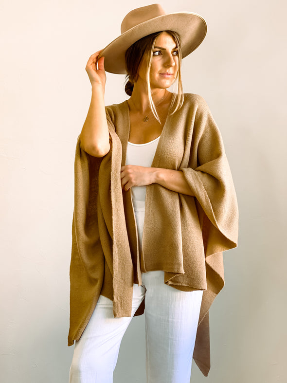 Twig Poncho Cardigan