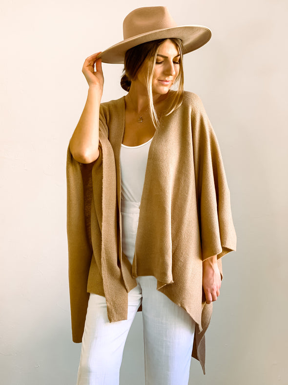 Twig Poncho Cardigan