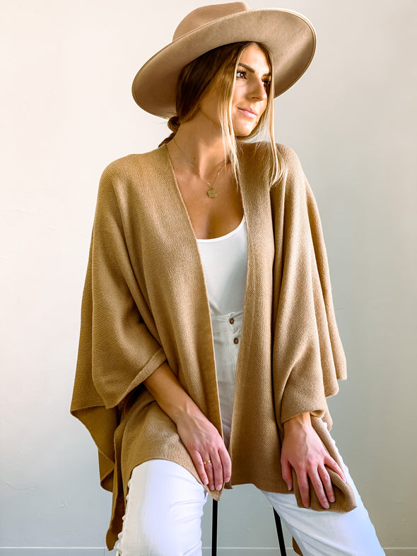 Twig Poncho Cardigan