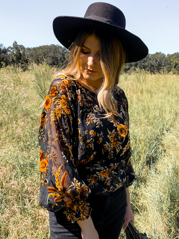 Nora Floral Blouse