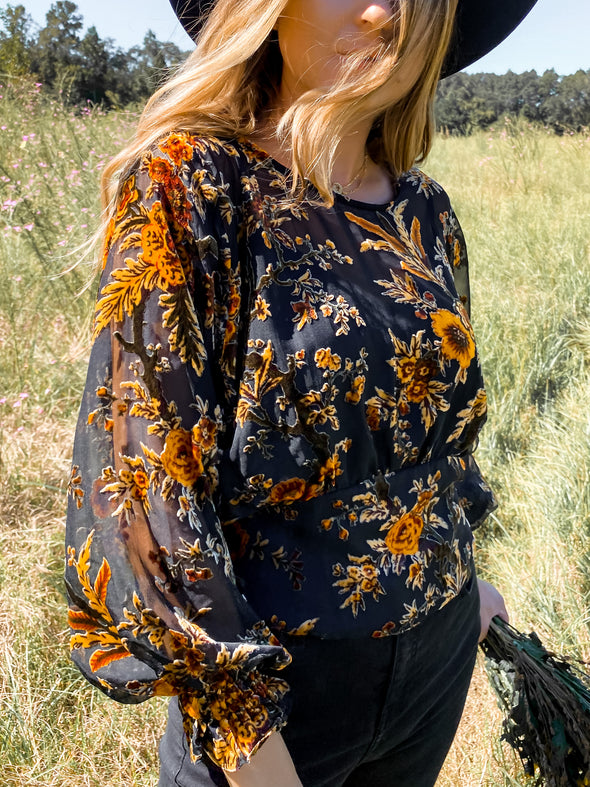 Nora Floral Blouse