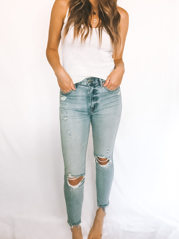 Money Maker High Rise Vintage Skinny Jeans