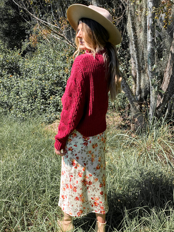 Macaron Turtleneck Sweater