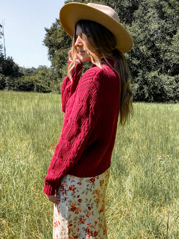Macaron Turtleneck Sweater