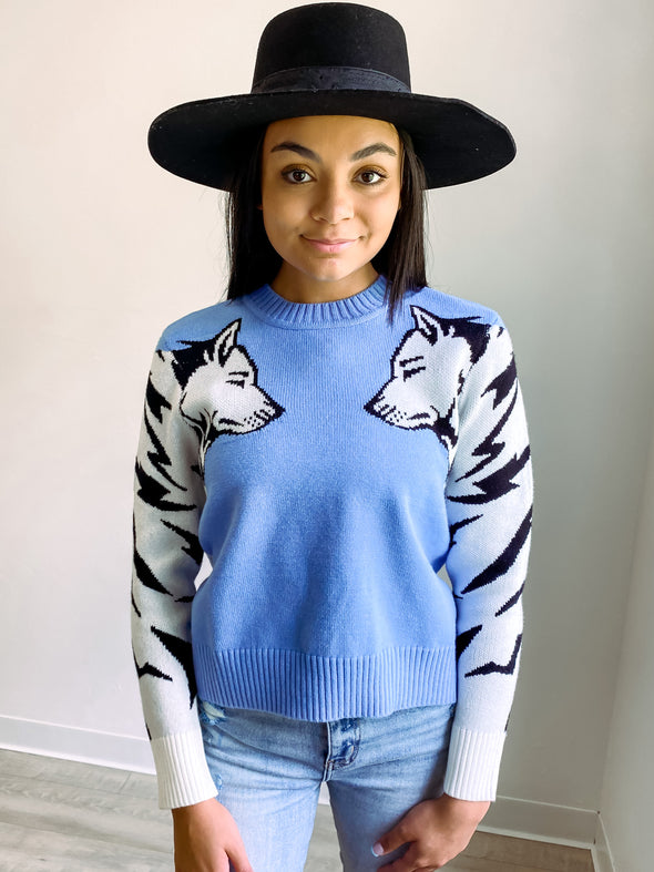 Wolf Pack Knit Sweater // MINKPINK