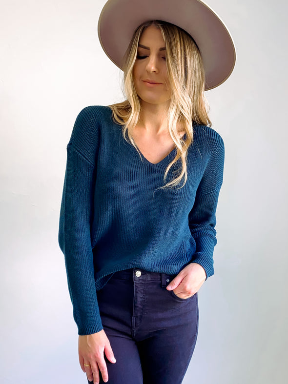 Gentle Fawn Tucker Teal Sweater