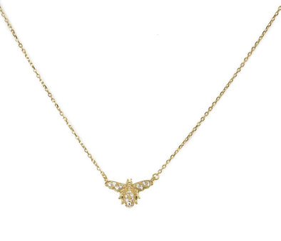 Queen Bee Gold Necklace
